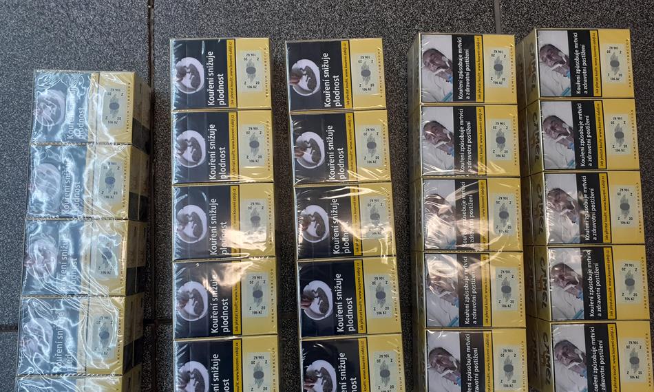 zajištěné cigarety